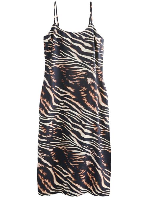 Next Sommerkjole  ecru / brun / sort