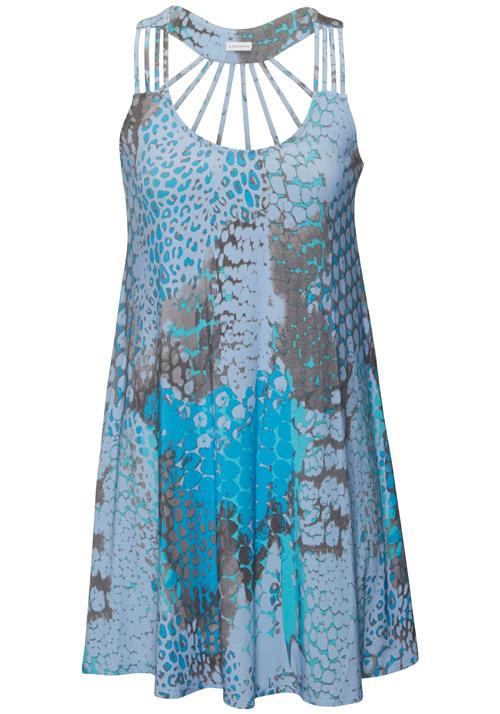 BUFFALO Strandkjole  azur / aqua / grå / pastellilla