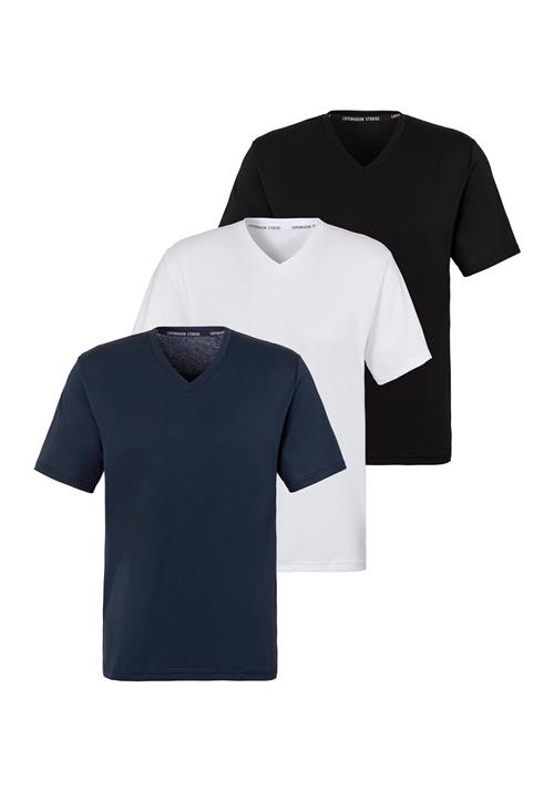 Copenhagen Studios Bluser & t-shirts  mørkeblå / sort / hvid