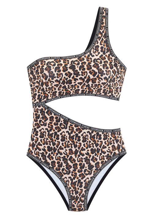 Copenhagen Studios Badedragt  beige / brun / mørkebrun / hvid