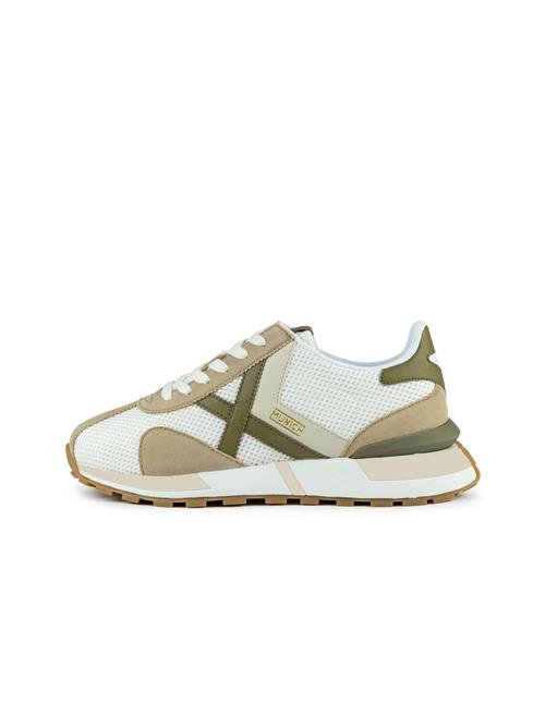 MUNICH Sneaker low 'New Sapporo'  khaki / siv / pastelgrøn