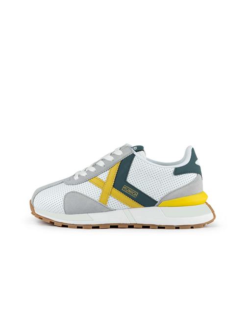 MUNICH Sneaker low 'New Sapporo'  citrongul / mint / mørkegrøn