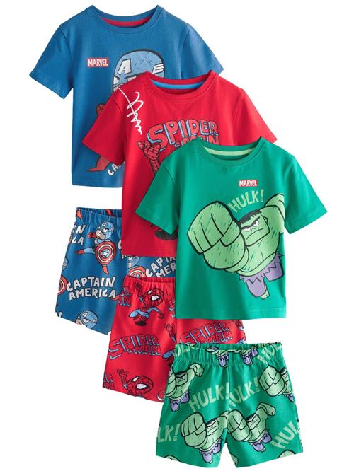 Next Nattøj  royalblå / lime / rød / hvid