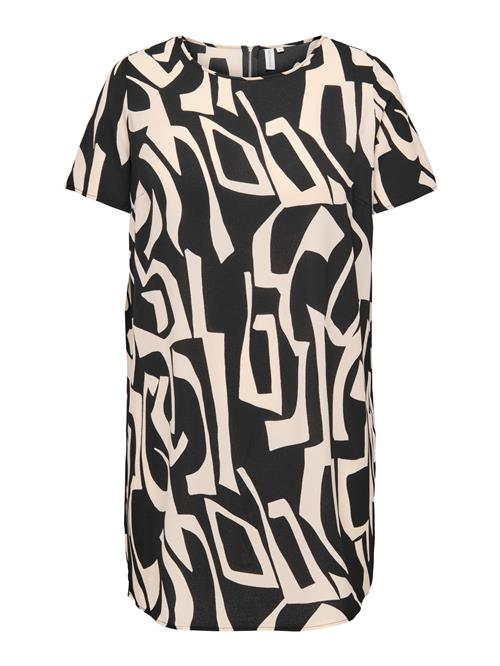 ONLY Carmakoma Kjole 'Carlux'  creme / sort