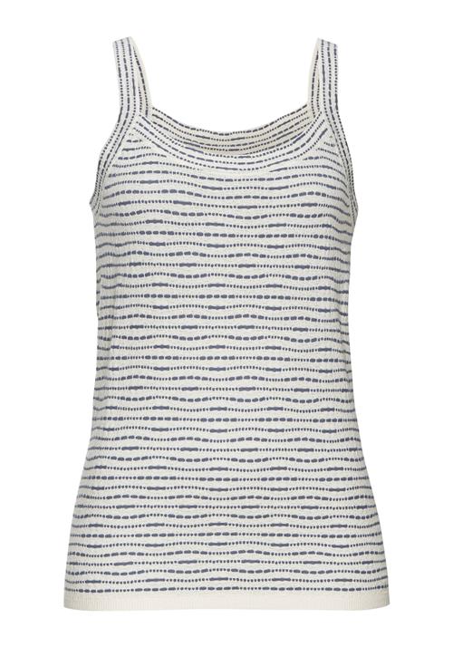 VIVANCE Sticktop  creme / røgblå