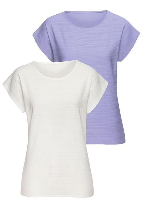 VIVANCE Shirts  lavendel / naturhvid