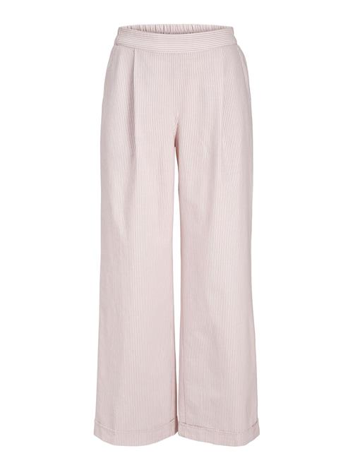 JJXX Bukser med lægfolder 'JXSiva'  lysviolet / hvid