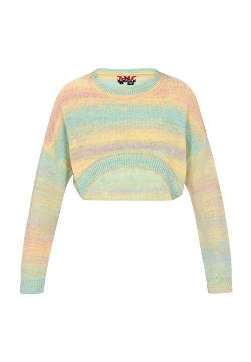 MYMO Pullover 'Back To School'  gul / grøn / lys rød