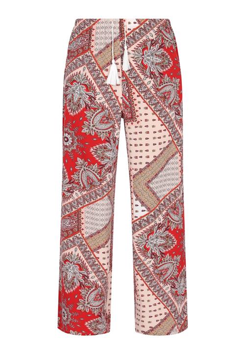 usha FESTIVAL Bukser  beige / grå / rød