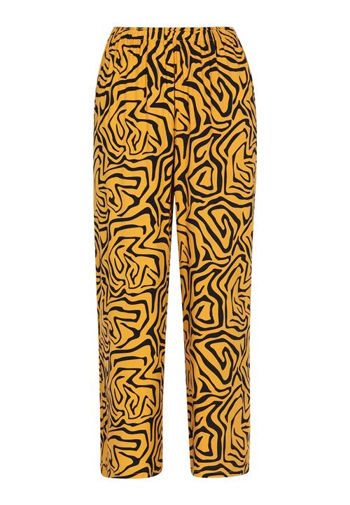 myMo ROCKS Bukser  mørkegul / sort