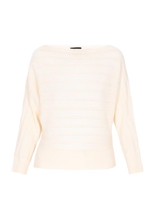 DreiMaster Klassik Pullover 'Classic Look'  offwhite