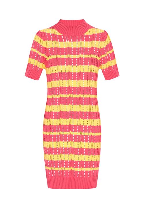 IZIA Strikkjole 'Boho'  gul / koral