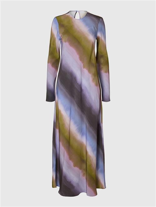 SELECTED Kjole  røgblå / lyseblå / antracit / oliven