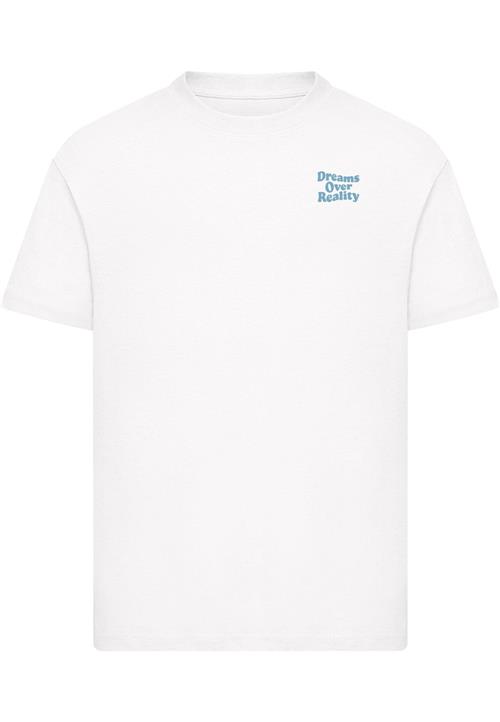 Mister Tee Shirts 'Dreams Over Reality'  royalblå / hvid