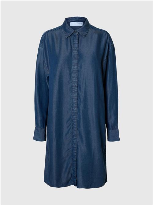 SELECTED Blusekjole 'Chambray'  marin