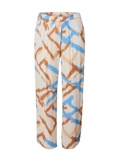 ONLY Carmakoma Bukser  beige / blå / brun