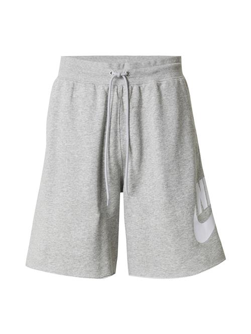 Nike Sportswear Bukser 'CLUB ALUMNI'  grå-meleret / hvid
