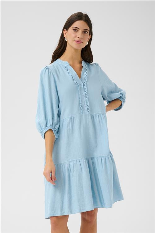 Cream Blusekjole  lyseblå