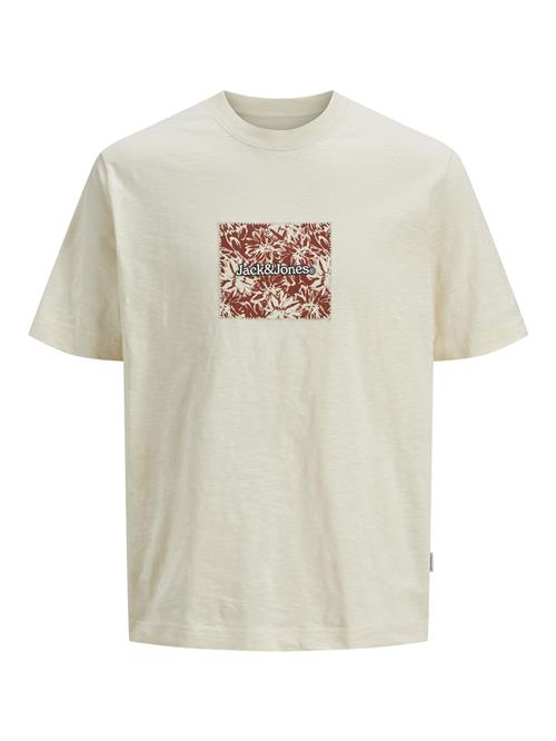 JACK & JONES Bluser & t-shirts  rød / uldhvid