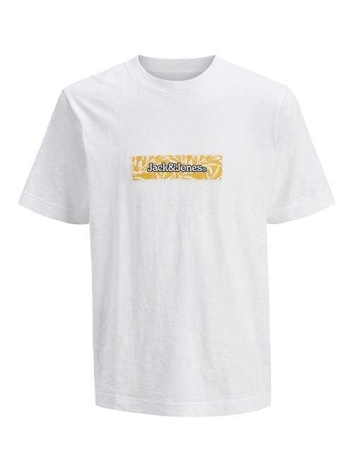 JACK & JONES Bluser & t-shirts  gul / hvid