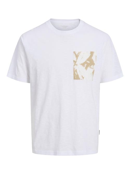 JACK & JONES Bluser & t-shirts  lysebrun / hvid