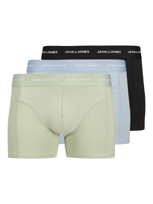 JACK & JONES Boksershorts 'JACTom'  pastelblå / pastelgrøn / sort / hvid