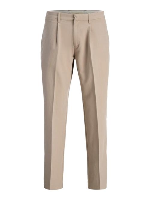 JACK & JONES Bukser med lægfolder 'JPRCCKarl JJCameron'  taupe