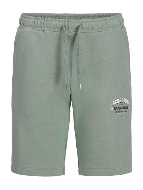 Jack & Jones Junior Bukser  pastelgrøn / sort / hvid