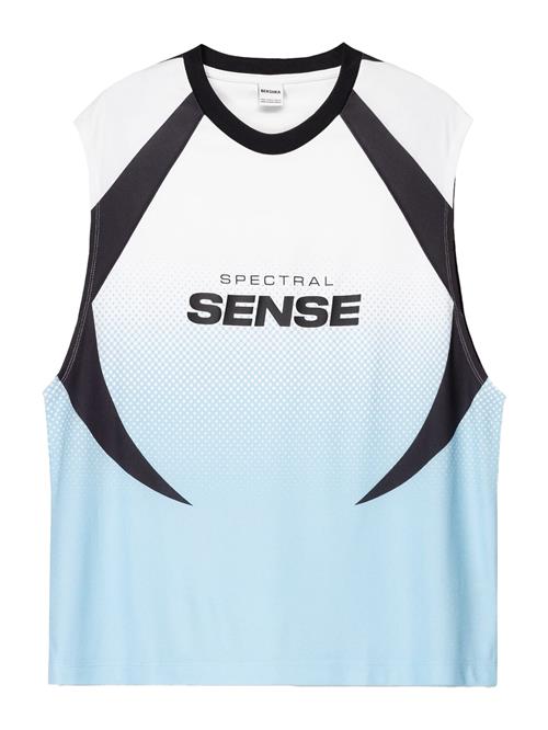 Bershka Bluser & t-shirts  lyseblå / sort / hvid