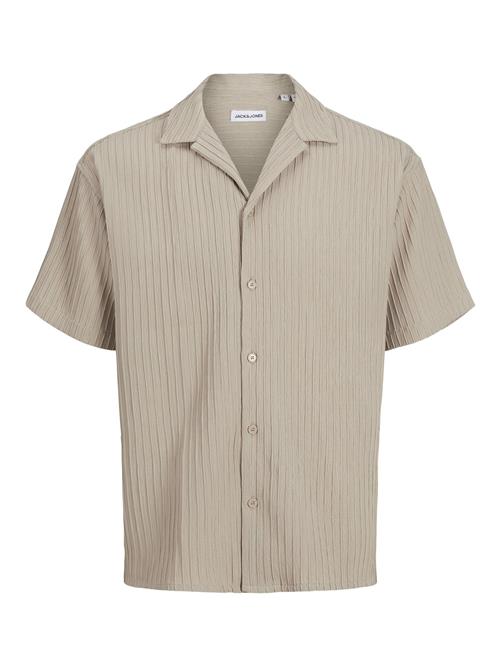 JACK & JONES Skjorte 'JJMASSIMO RESORT'  beige
