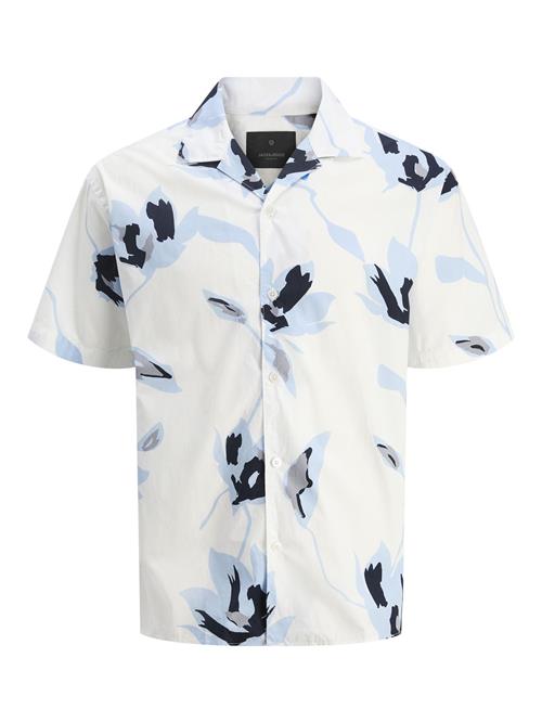 JACK & JONES Skjorte  lyseblå / mørkeblå / hvid