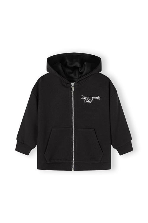 MINOTI Sweatjakke  sort / hvid