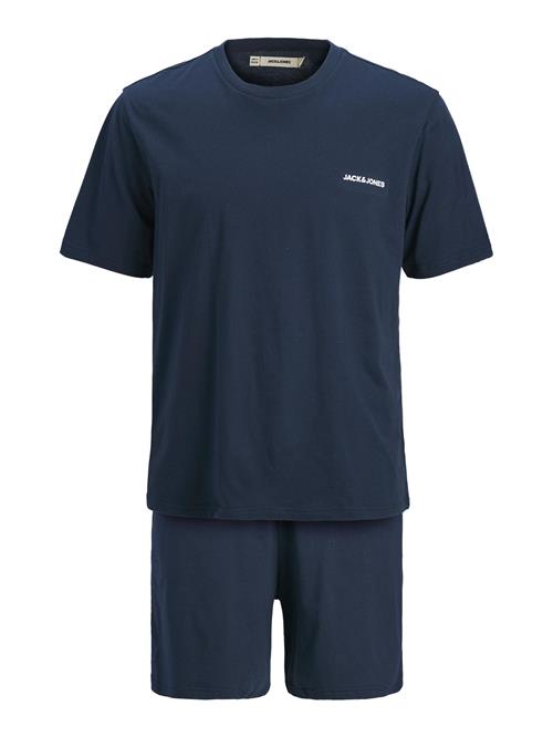 JACK & JONES Pyjamas kort 'JACEverest'  marin / hvid