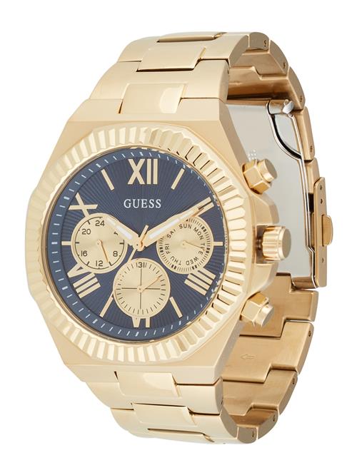 GUESS Analogt ur  navy / guld