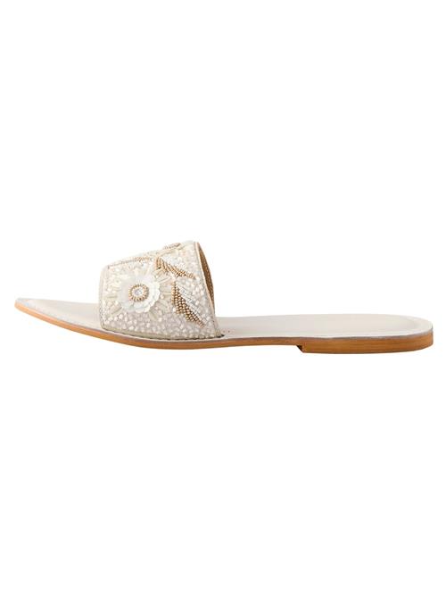 Next Pantoletter  beige / hvid