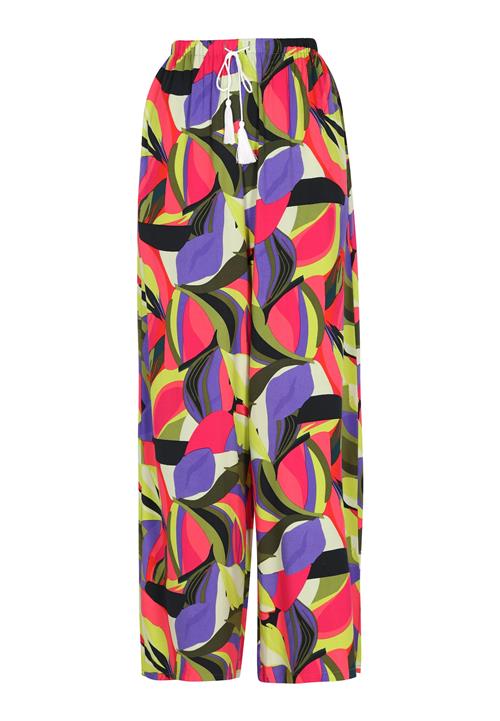 IZIA Bukser 'Fashion Look'  grøn / lilla / pink / sort