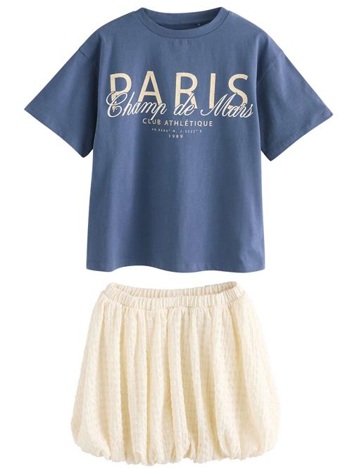 Next Sæt  navy / pastelgul