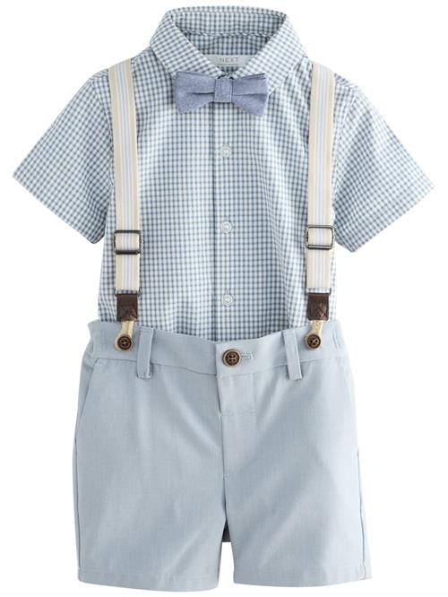 Next Sæt  lyseblå / hvid