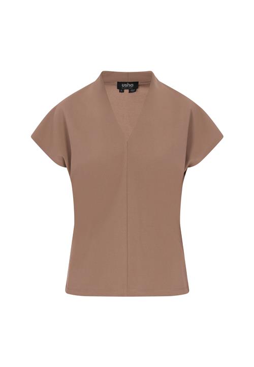 usha BLACK LABEL Bluse 'Classic Look'  camel