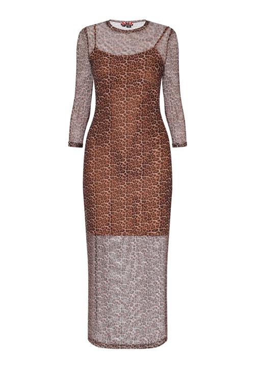 myMo ROCKS Kjole 'Fashion Look'  brun / cappuccino / sort