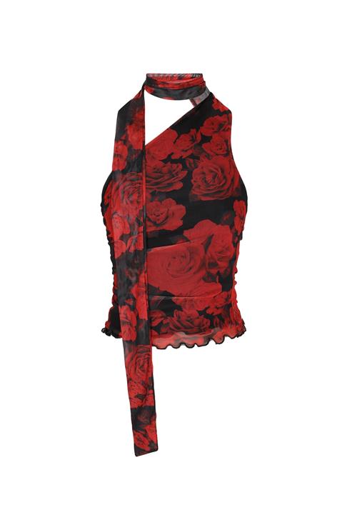 myMo ROCKS Overdel 'Valentine's Day'  mørkerød / sort