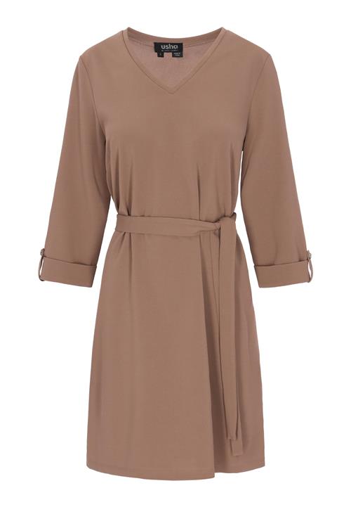 usha BLACK LABEL Kjole 'Classic Look'  mørkebeige