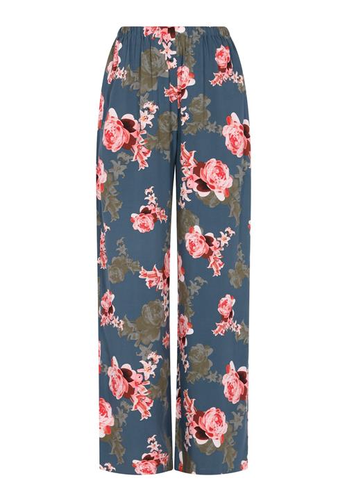 Usha Bukser 'Fashion Look'  blå / mørkegrøn / lys pink / mørkerød