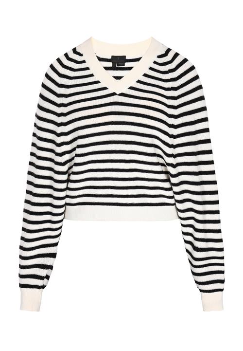 DreiMaster Klassik Pullover 'Classic Look'  sort / offwhite