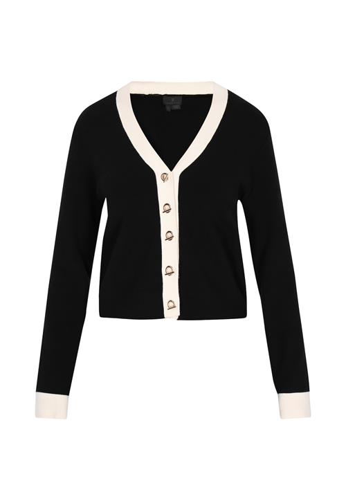 DreiMaster Klassik Cardigan 'Classic Look'  sort / hvid