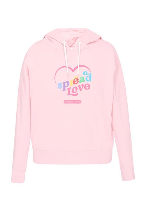 MYMO Sweatshirt 'Back To School'  azur / gul / pink / lyserød