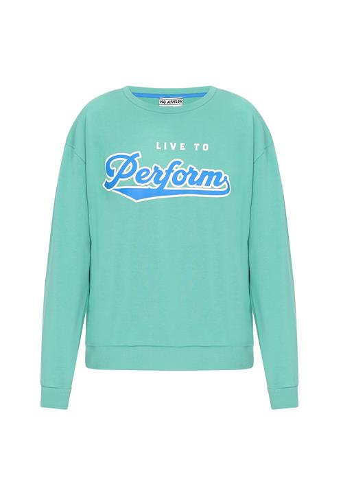 Mo ATHLSR Sweatshirt 'Back To School'  turkis / himmelblå / hvid