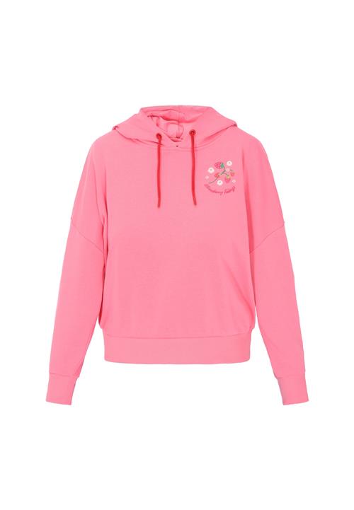 MYMO Sweatshirt 'Back to School'  smaragd / pitaya / hindbær / hvid