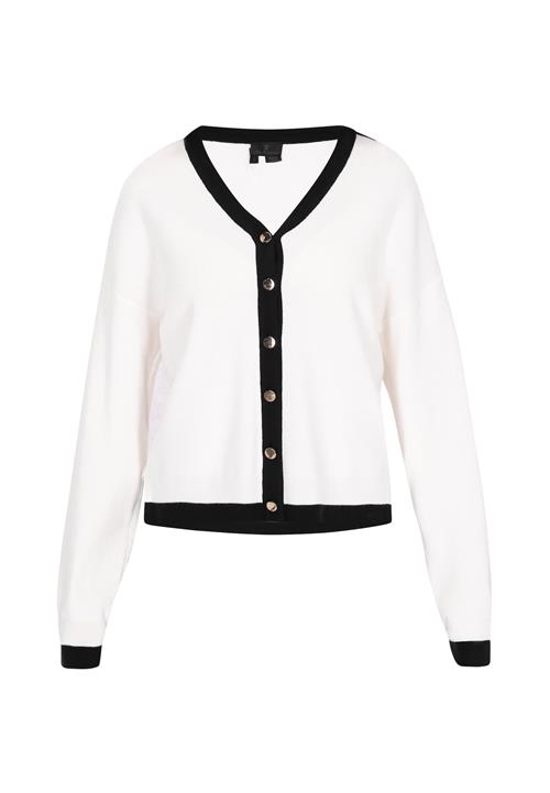 DreiMaster Klassik Cardigan 'Classic Look'  sort / hvid