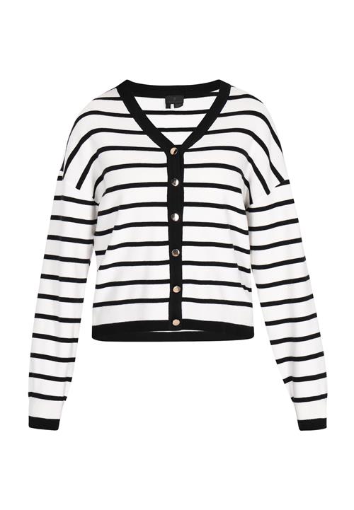 DreiMaster Klassik Cardigan 'Classic Look'  sort / hvid